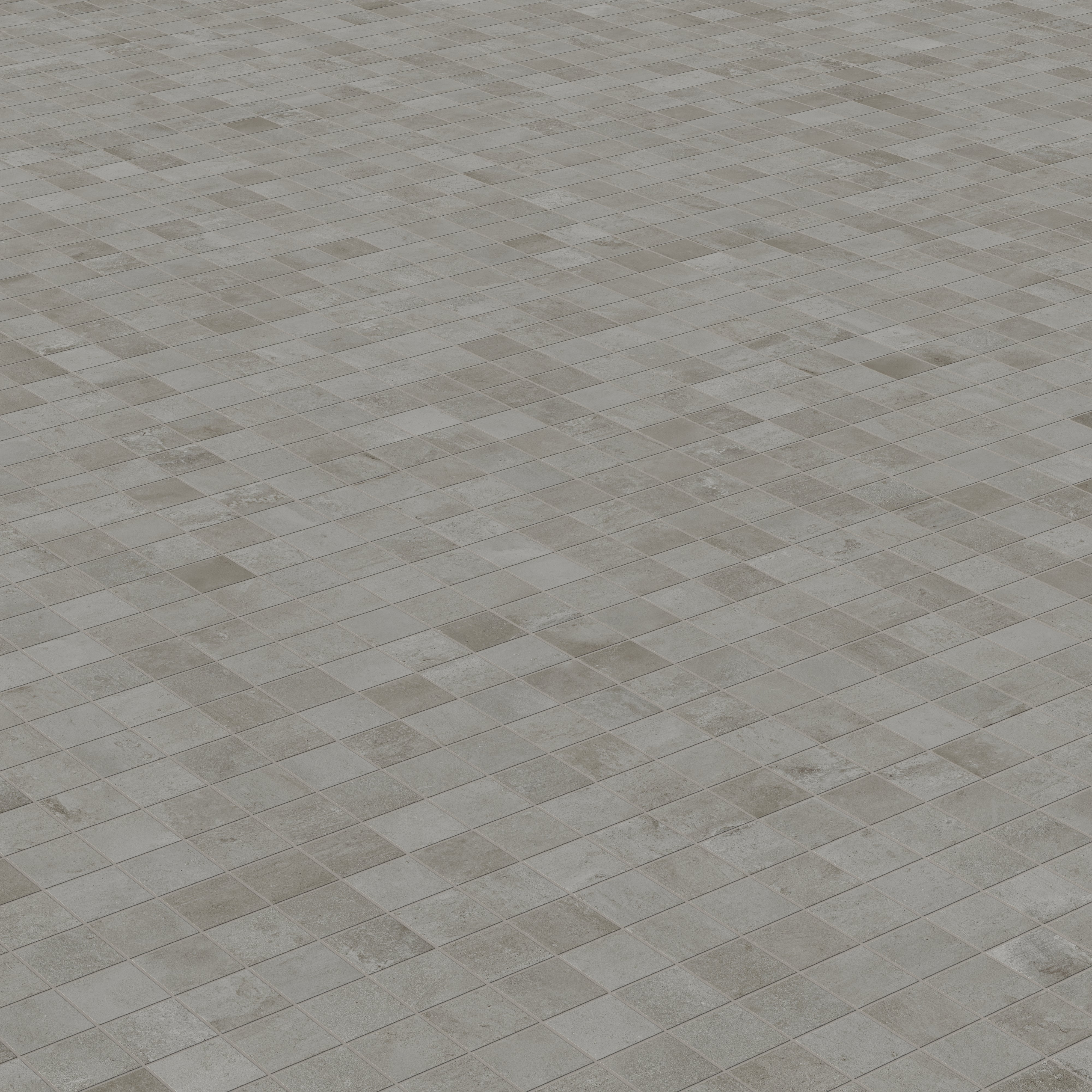 Ramsey 2x2 Matte Porcelain Mosaic Tile in Ash