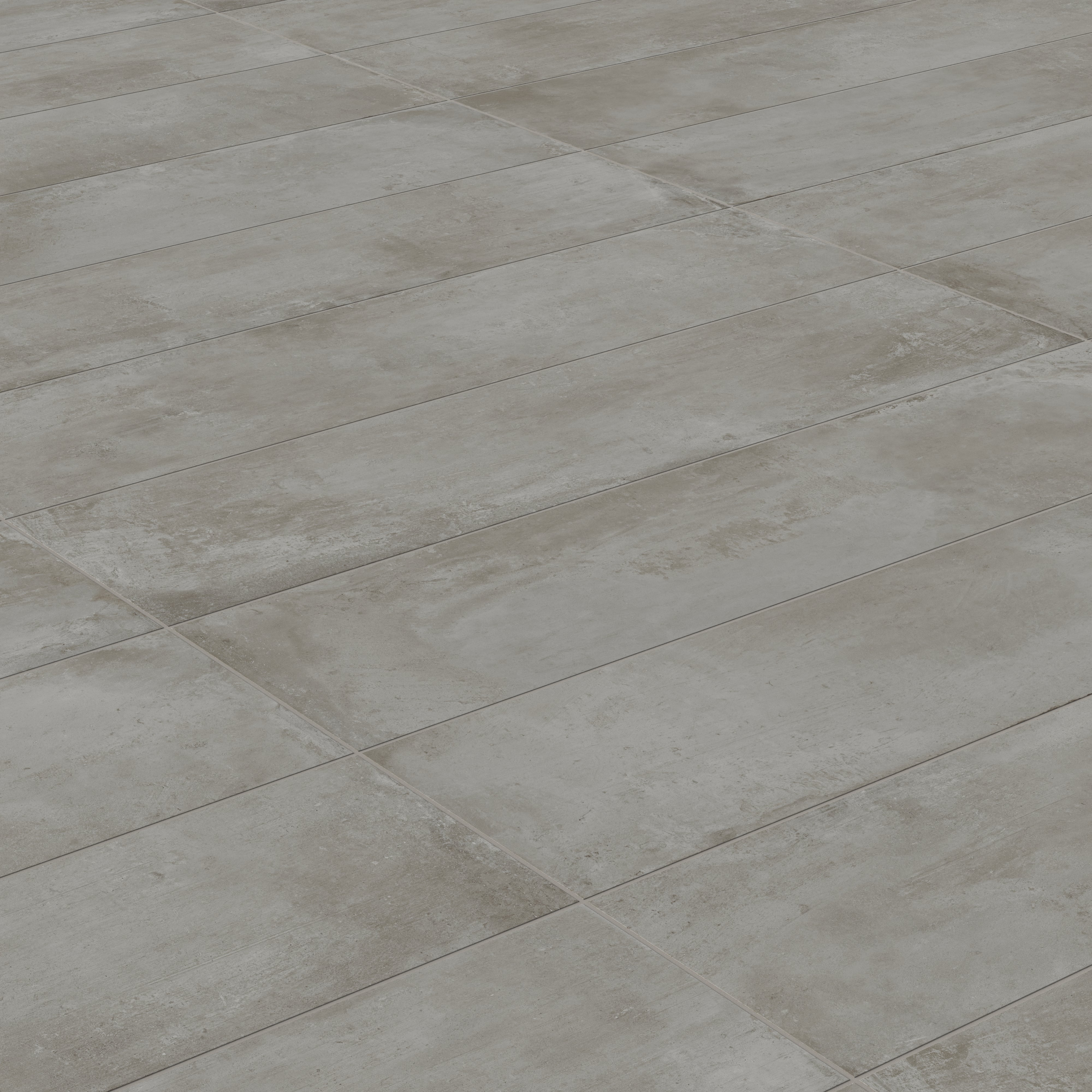 Ramsey 12x48 Grip Porcelain 2cm Paver Tile in Ash