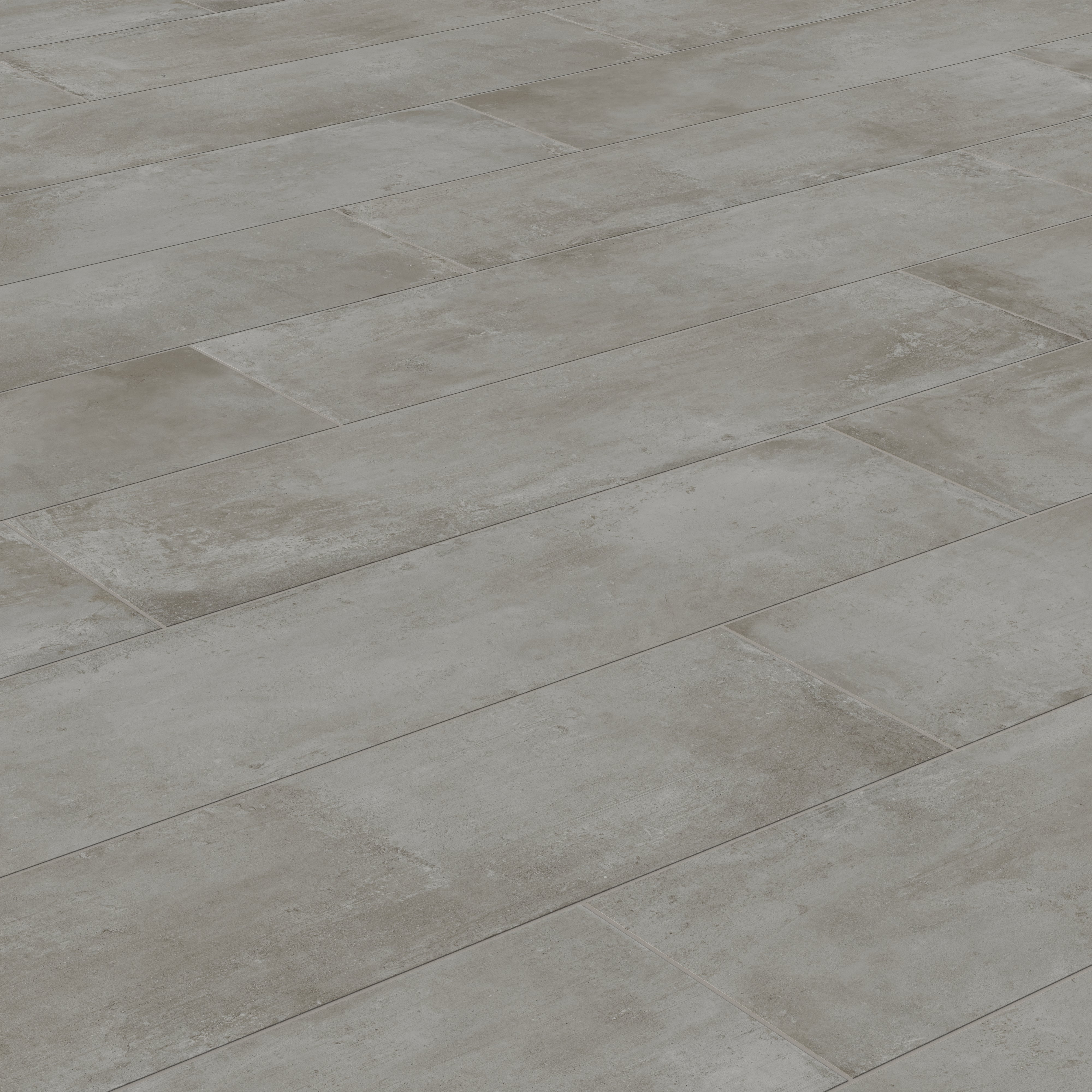 Ramsey 12x48 Grip Porcelain 2cm Paver Tile in Ash