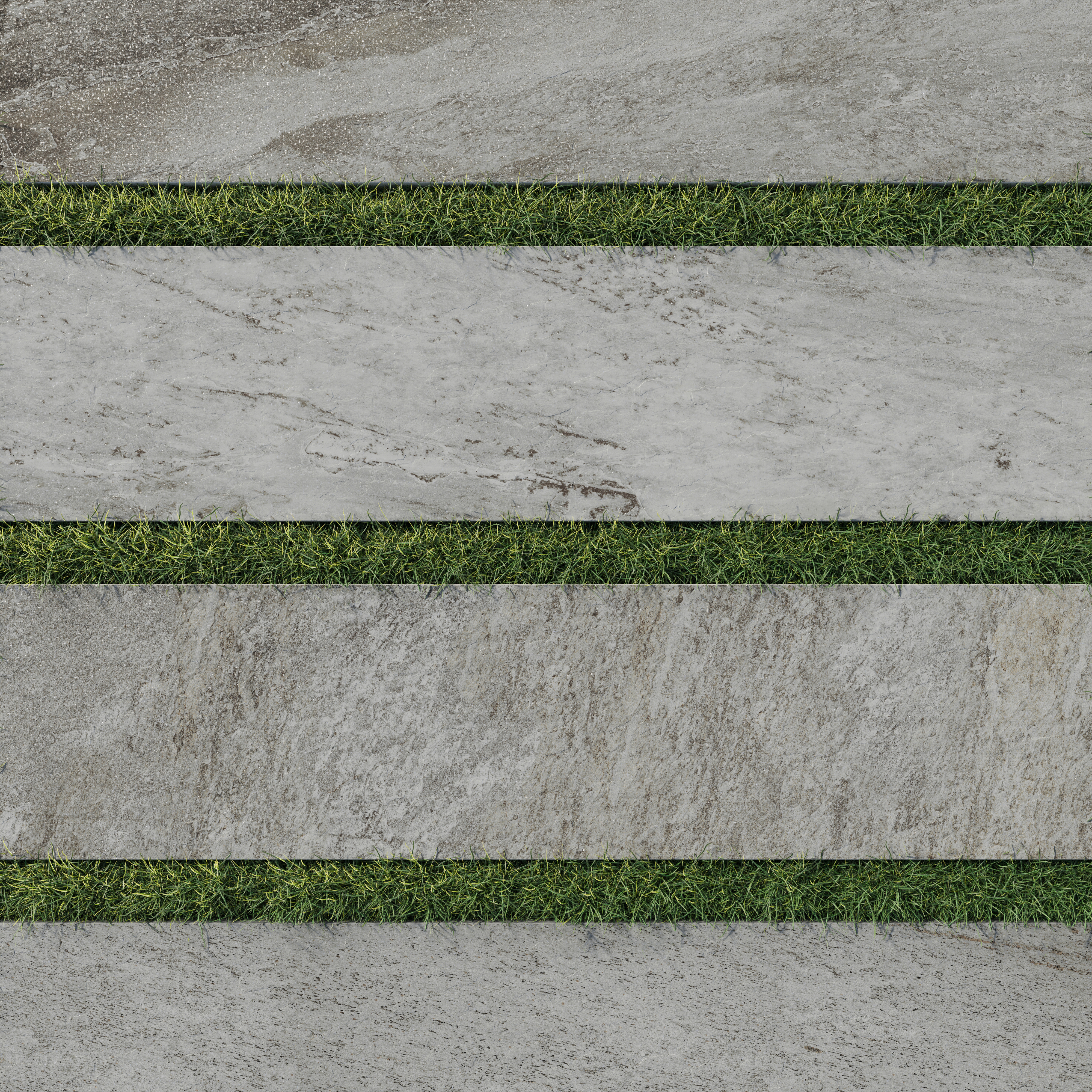 Carter Pattern Tile Carter 12x48 Grip Porcelain 2cm Paver Tile in Fossil