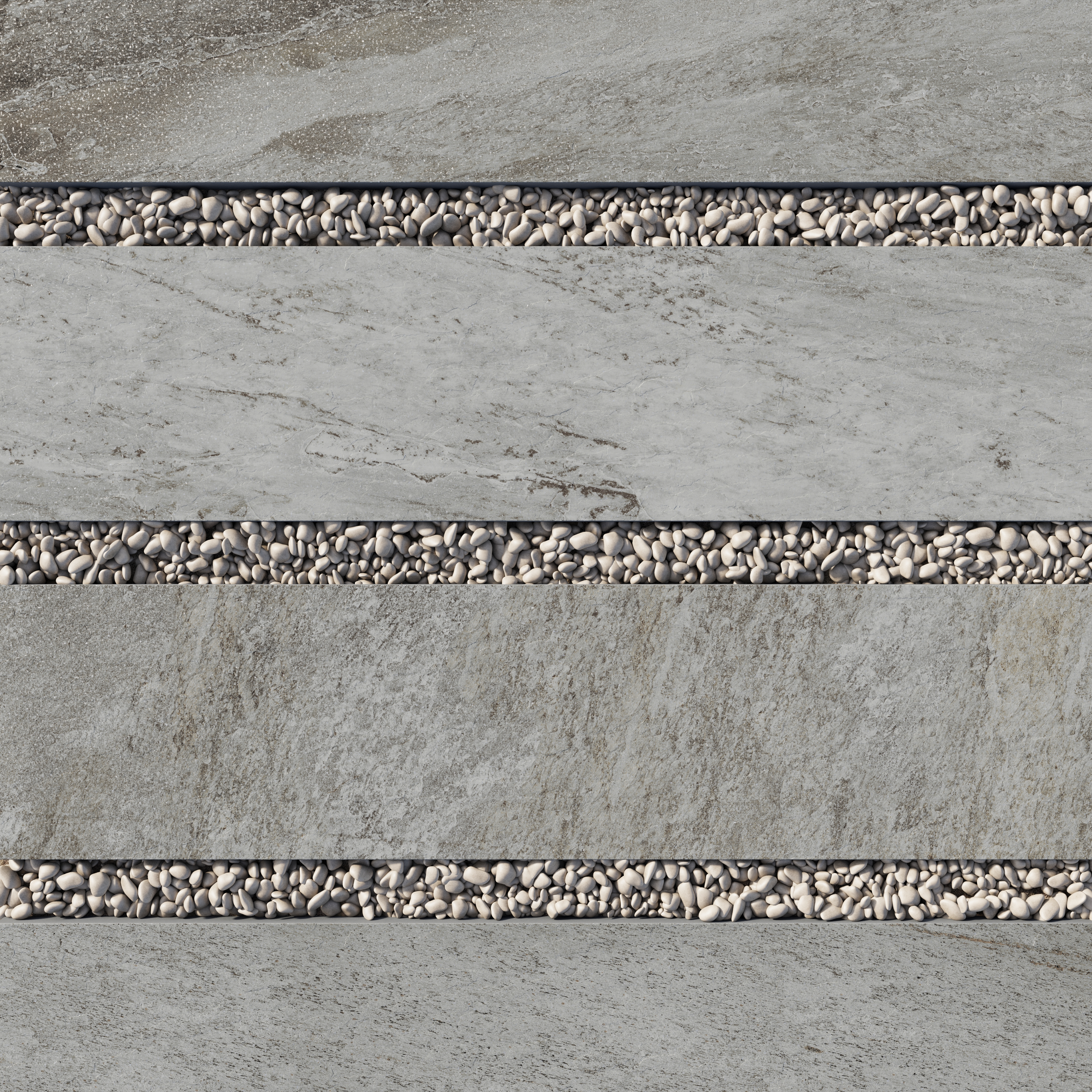 Carter Pattern Tile Carter 12x48 Grip Porcelain 2cm Paver Tile in Fossil