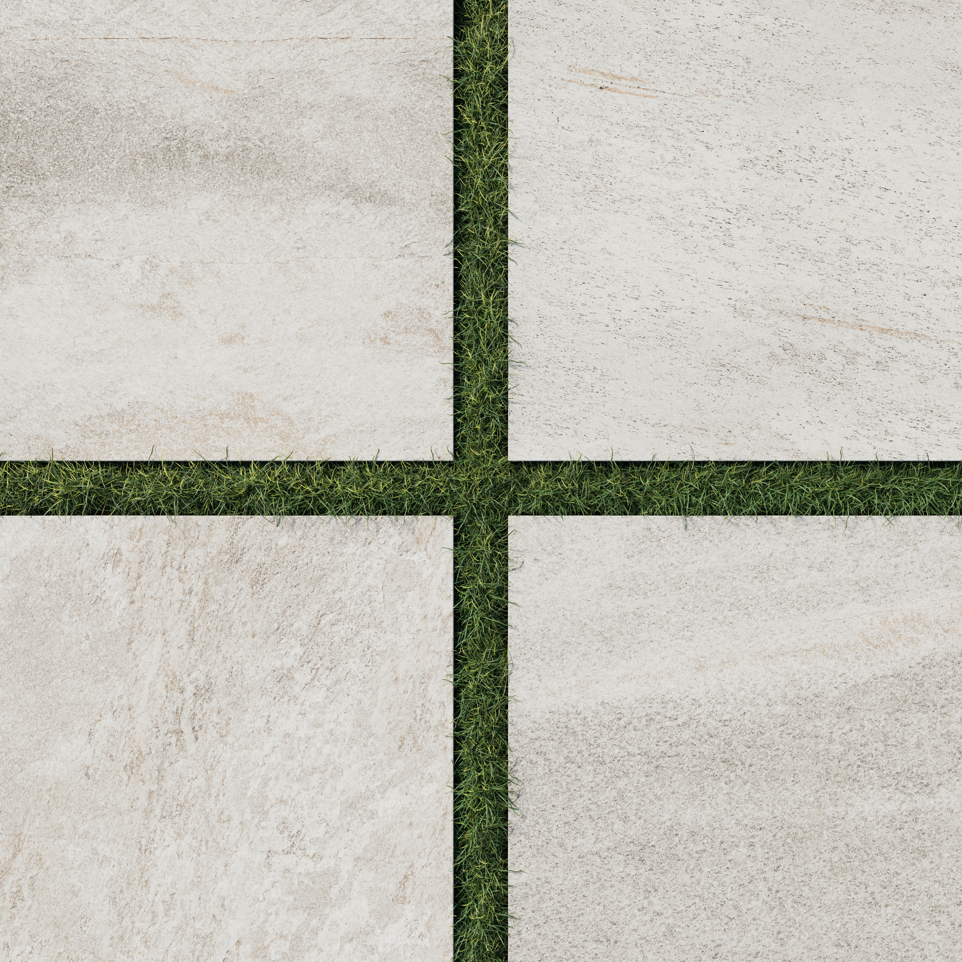 Carter Pattern Tile Carter 24x24 Grip Porcelain 2cm Paver Tile in Stone