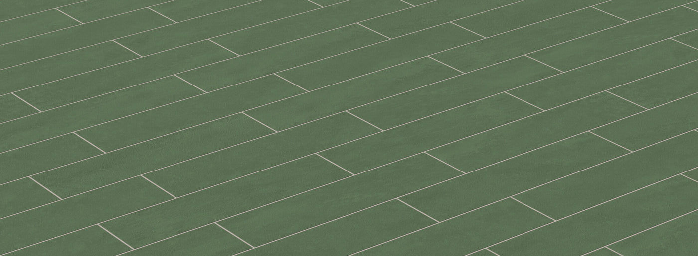 Green Tile For Shower Floors Mosaic, NonSlip 1 Sample