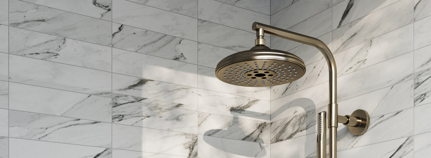 Light Grey Tile For Shower Walls Waterproof 1 Sample