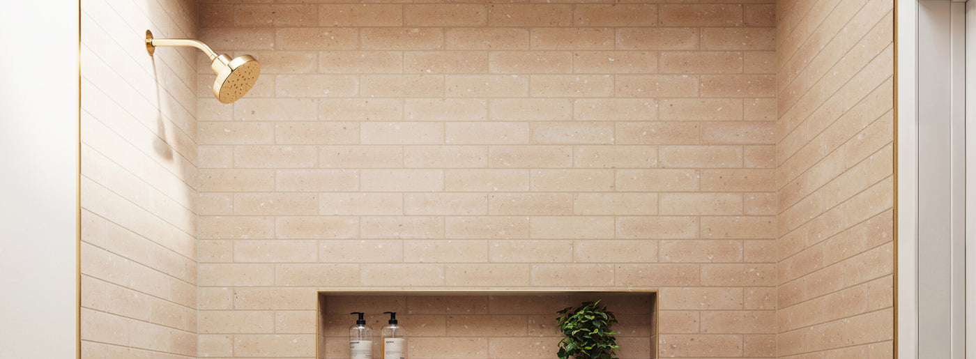 Orange Tile For Shower Walls Waterproof 1 Sample