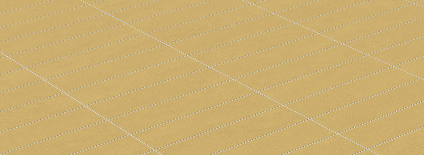 Yellow Tile For Shower Floors Mosaic, NonSlip 1 Sample