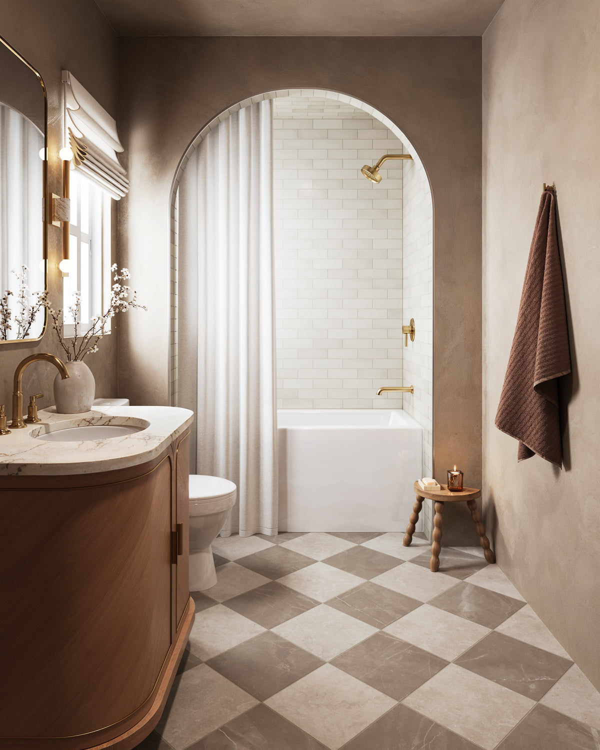 Shop Checkerboard Bathroom Tile | Claim Your $1 Tile Sample