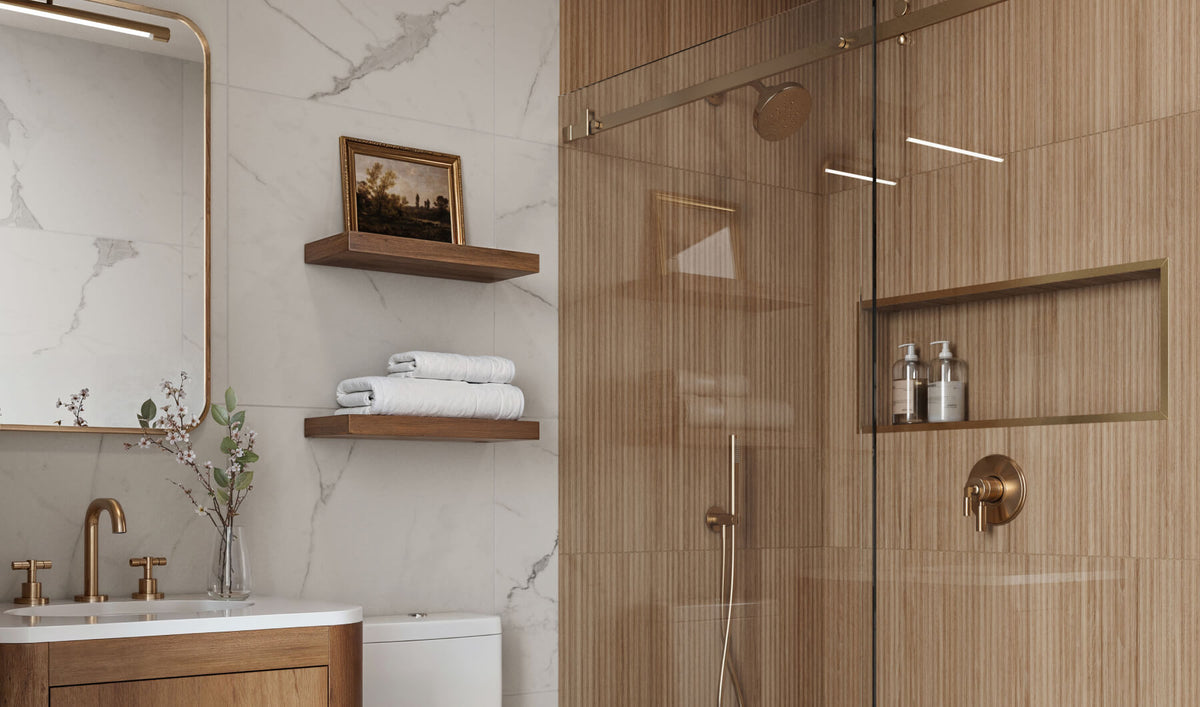Shop Wood Look Bathroom Tile | Claim Your $1 Tile Sample