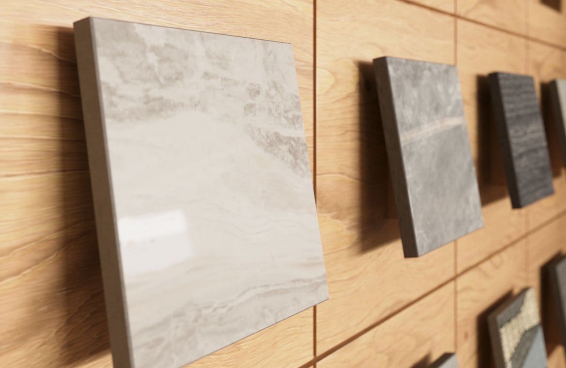 Order $1 Tile Samples from Edward Martin for a hands-on preview of your next design project."