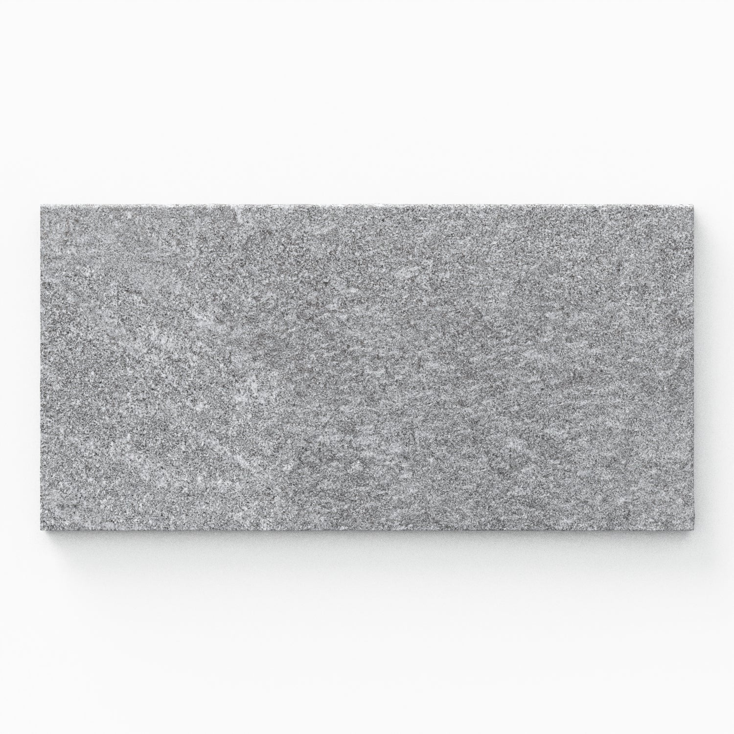 Bowden 12x24 Grip Porcelain 2cm Coping in Slate, featuring a cool gray tone with a textured finish for a modern outdoor look.