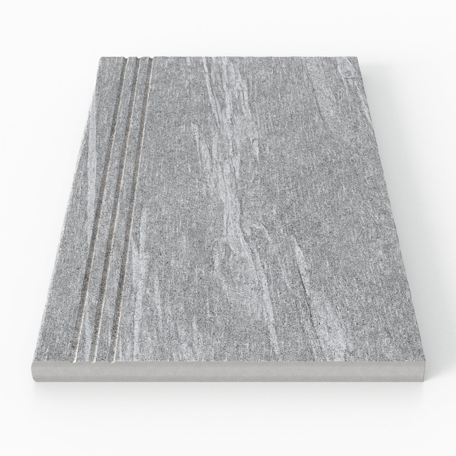 Bowden 12 x 24 Grip Porcelain 2cm Coping / Stair Tread in Slate
