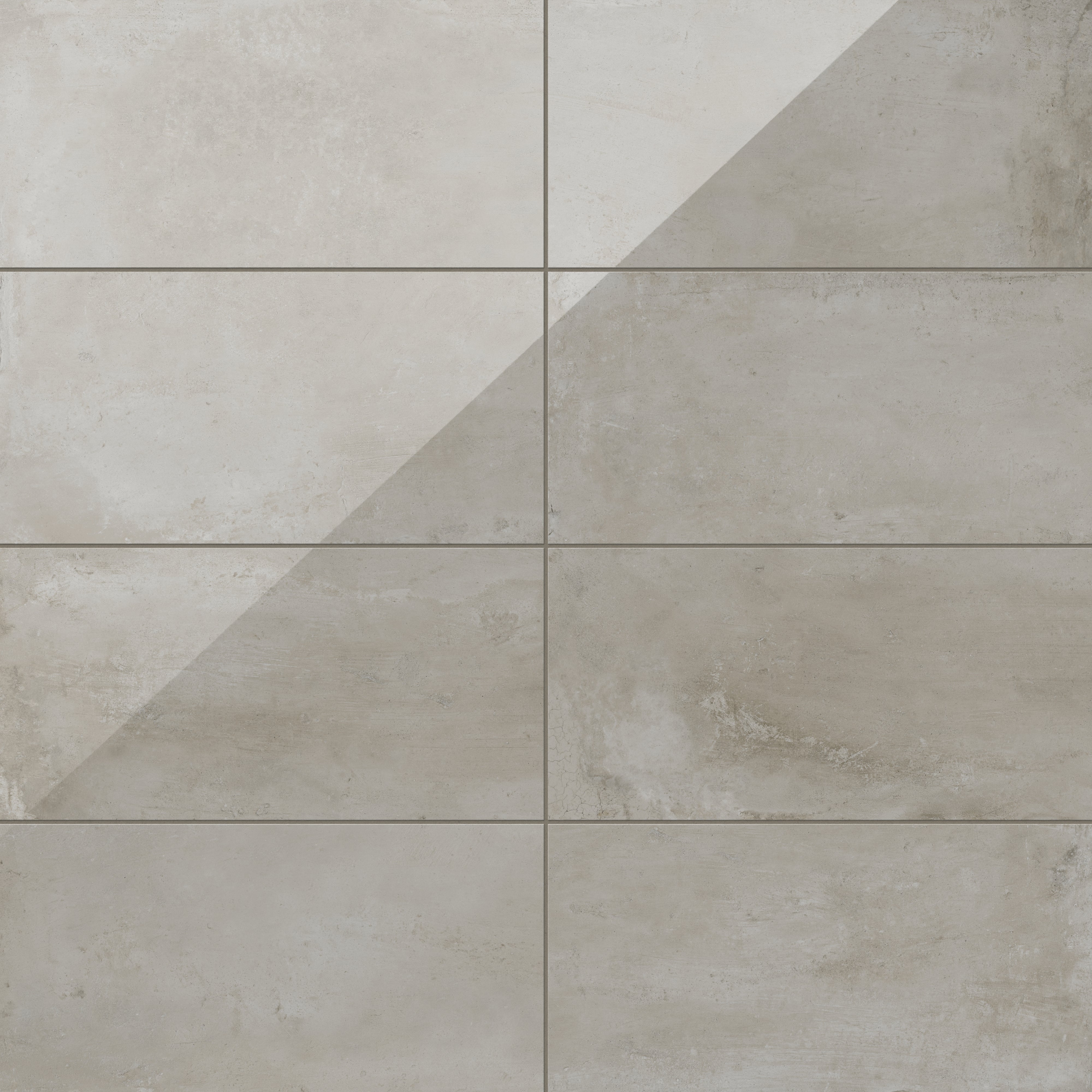 Ramsey 12x24 Polished Porcelain Tile in Putty