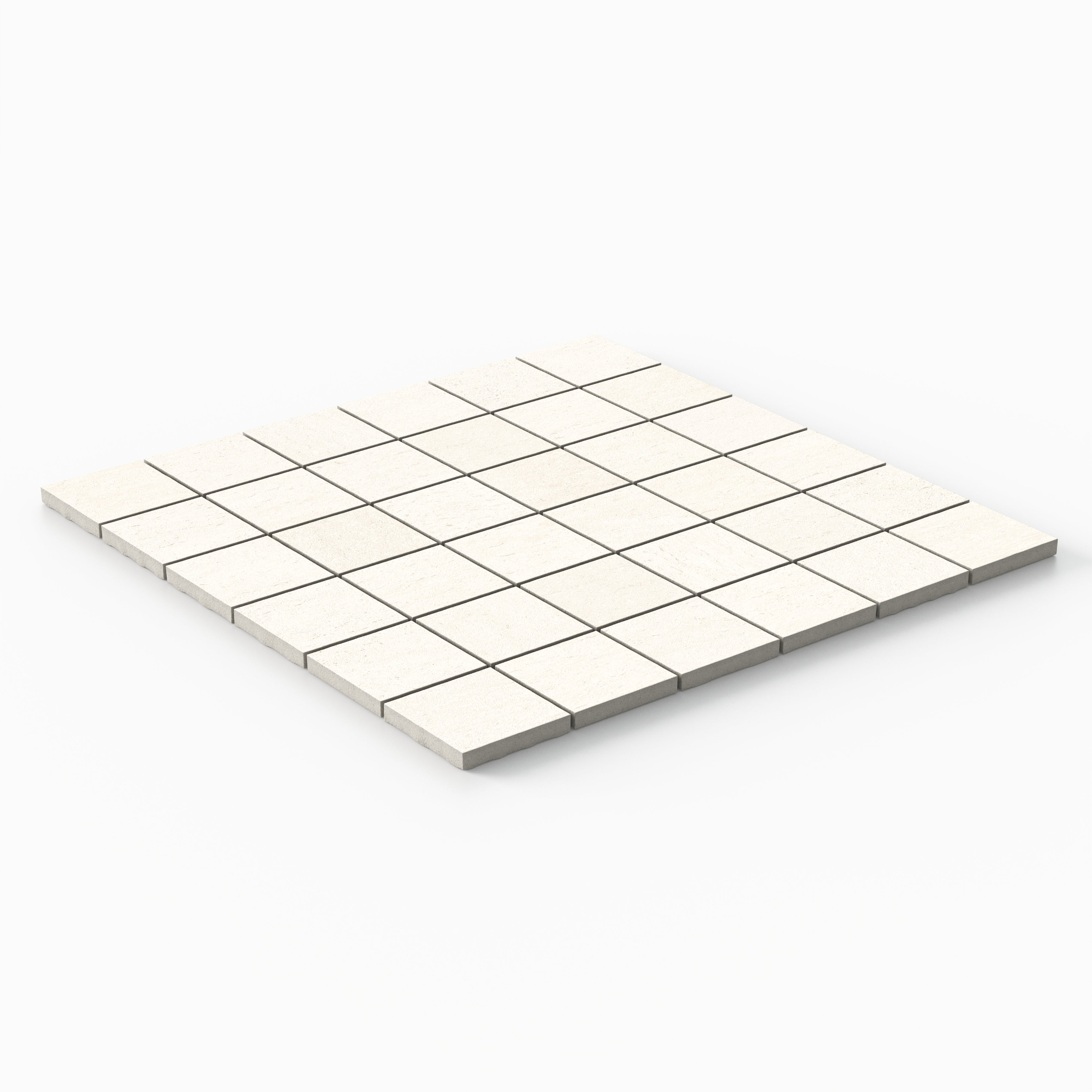 Brody 2x2 Matte Porcelain Mosaic Tile in Sand
