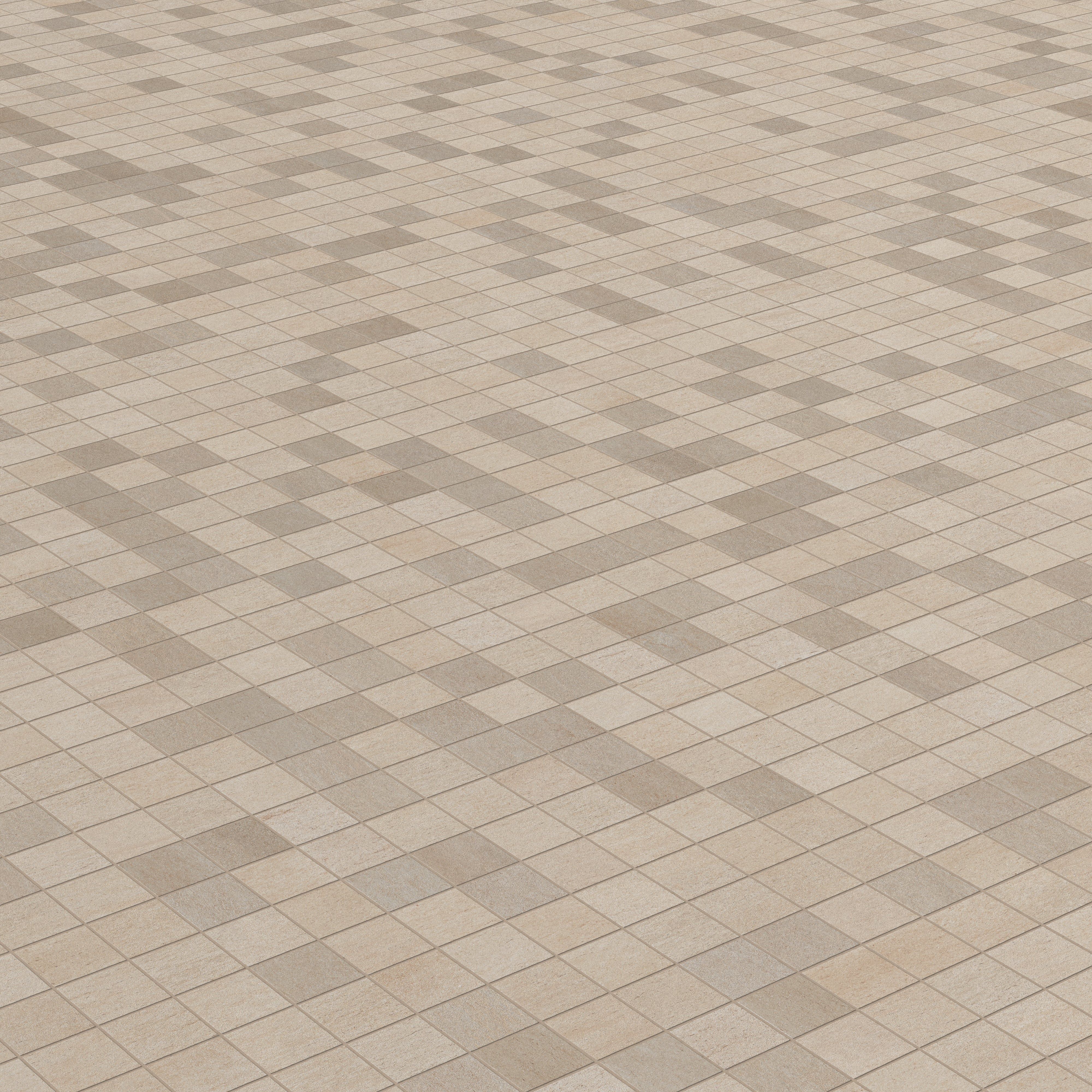 Brody 2x2 Matte Porcelain Mosaic Tile in Dune