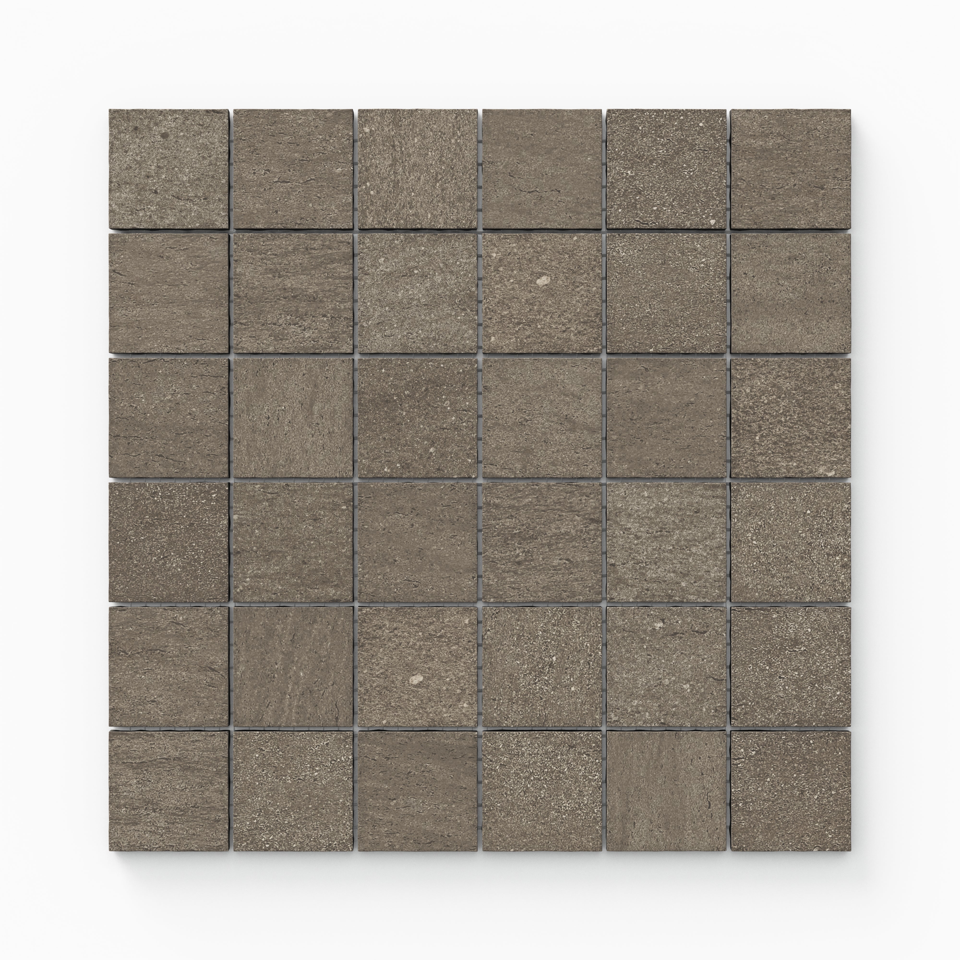 Brody 2x2 Matte Porcelain Mosaic Tile in Smoke