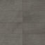 Brody 12x24 matte porcelain tile in Cliff, showcasing a deep gray color with subtle texture and shading.