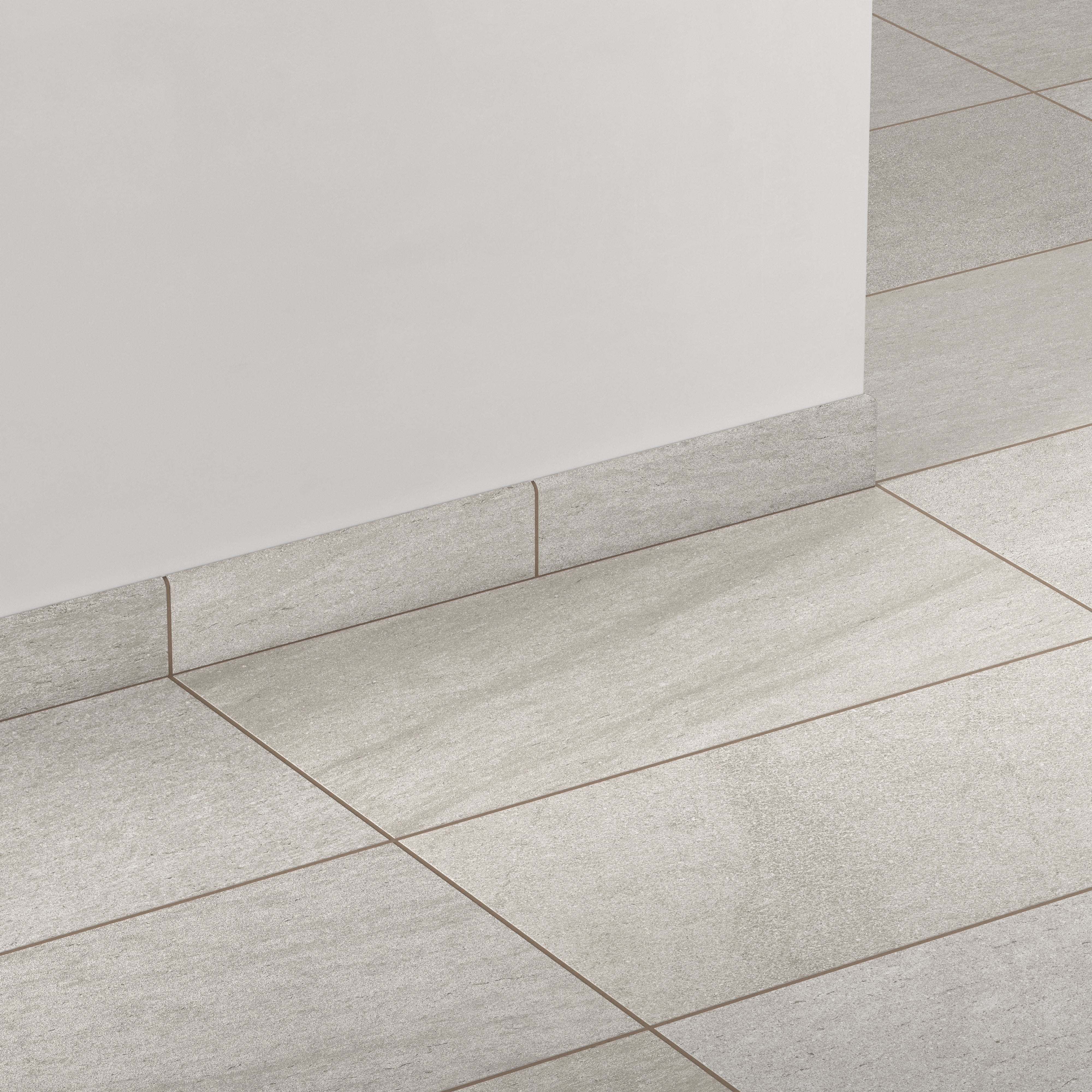 Brody 3x12 Matte Porcelain Bullnose Tile in Sienna