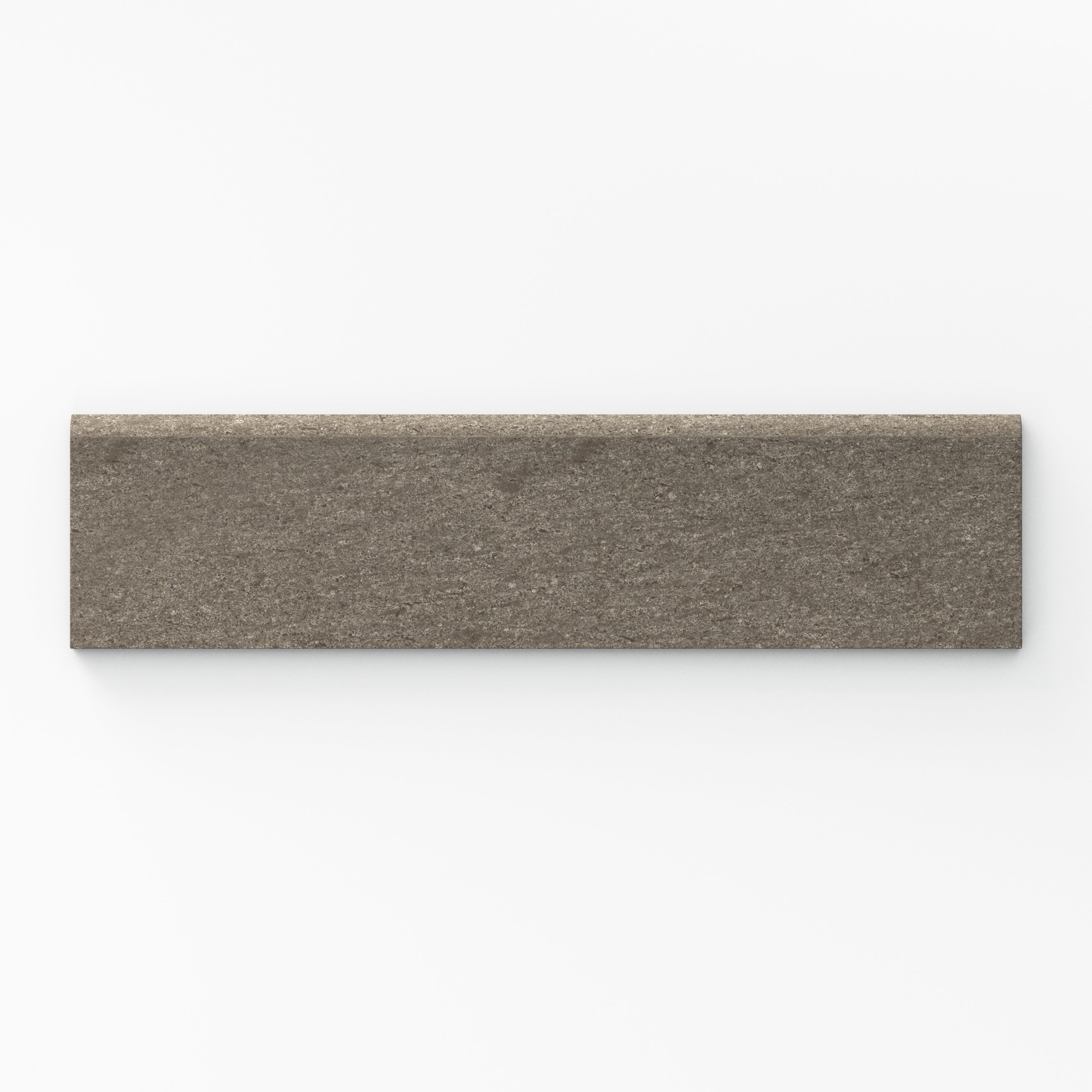 Brody 3x12 Matte Porcelain Bullnose Tile in Smoke