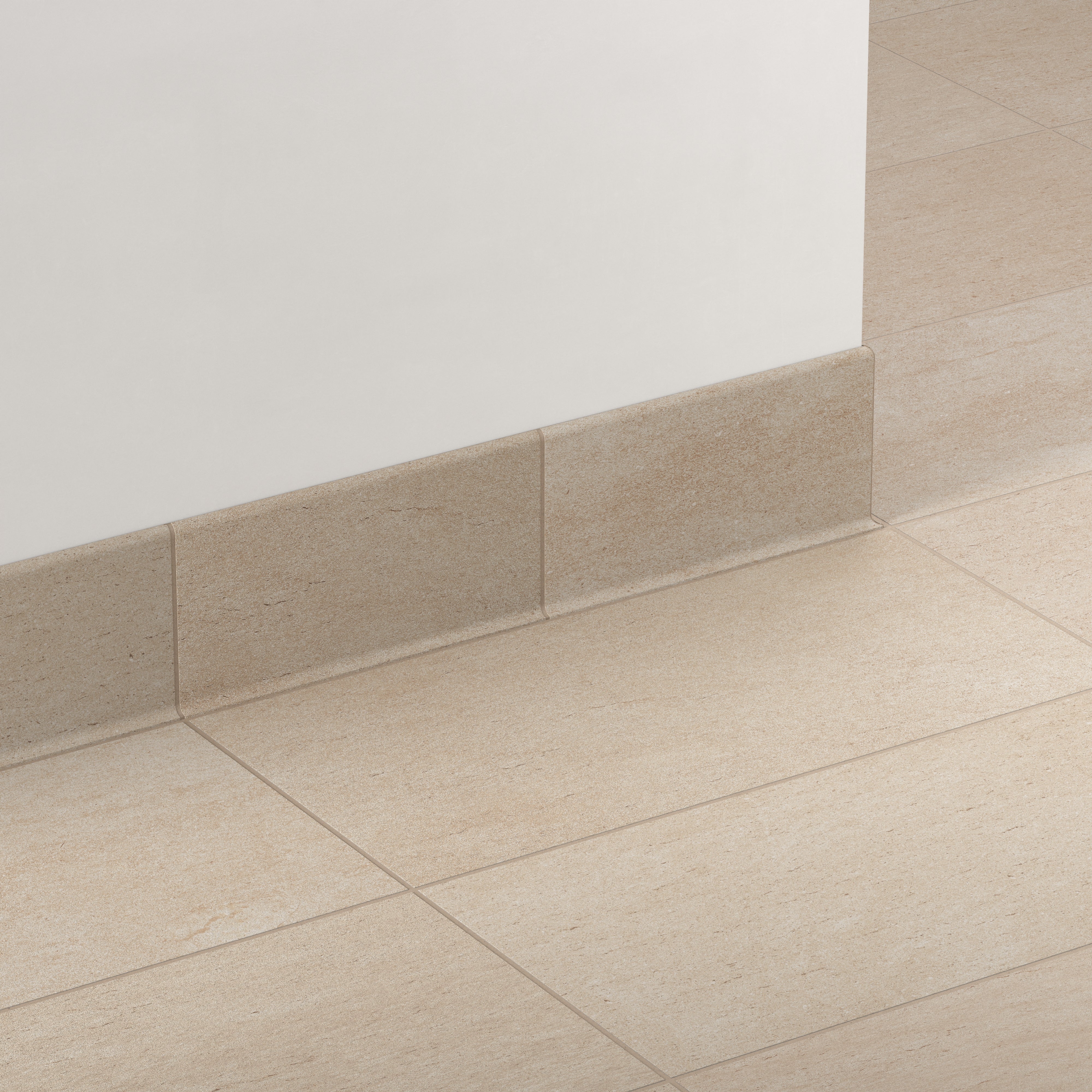 Brody 6x12 Matte Porcelain Cove Base Tile in Dune