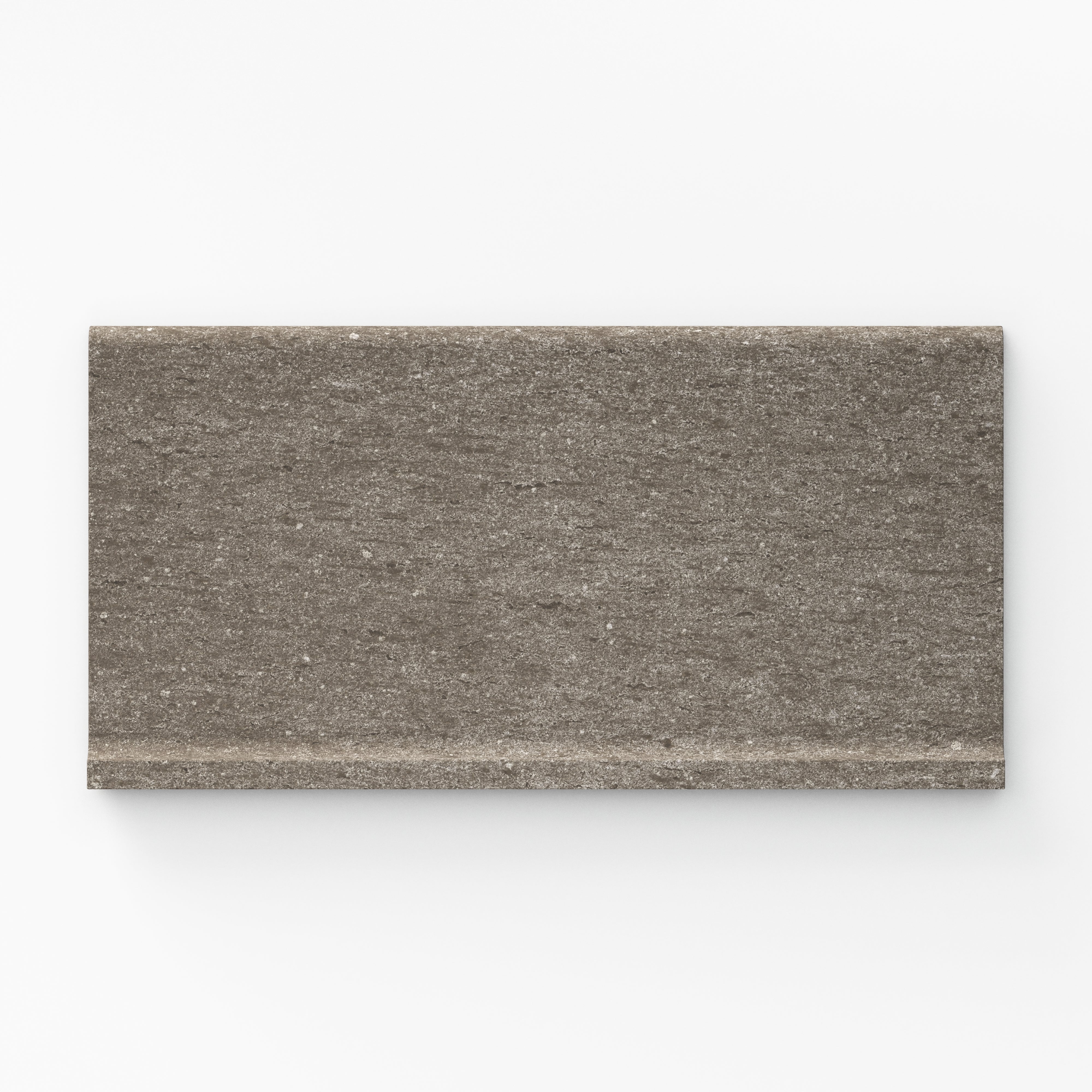 Brody 6x12 Matte Porcelain Cove Base Tile in Smoke