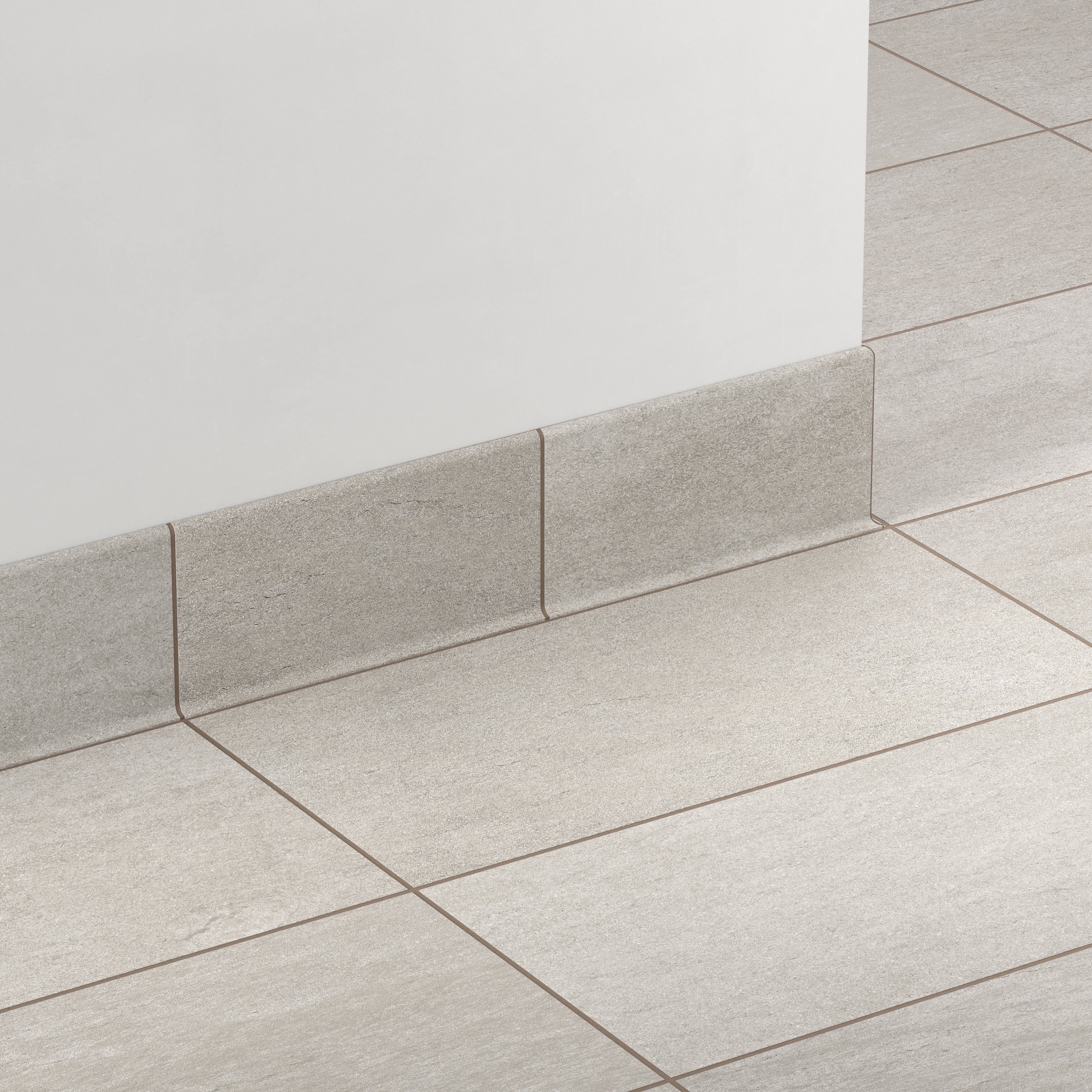 Brody 6x12 Matte Porcelain Cove Base Tile in Sienna