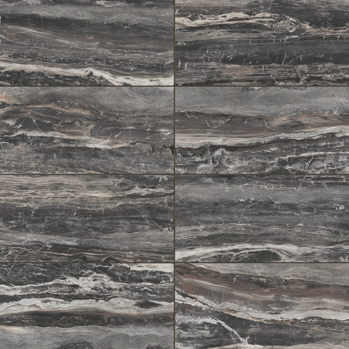 Harley 12x24 Matte Porcelain Tile in Graphite