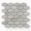 Chantel 12x11 Matte Porcelain Hexagon Mosaic Tile in Alaska Grey
