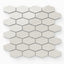 Chantel 12x11 Polished Porcelain Hexagon Mosaic Tile in Dolomite