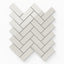 Chantel 12x15 Polished Porcelain Herringbone Mosaic Tile in Dolomite