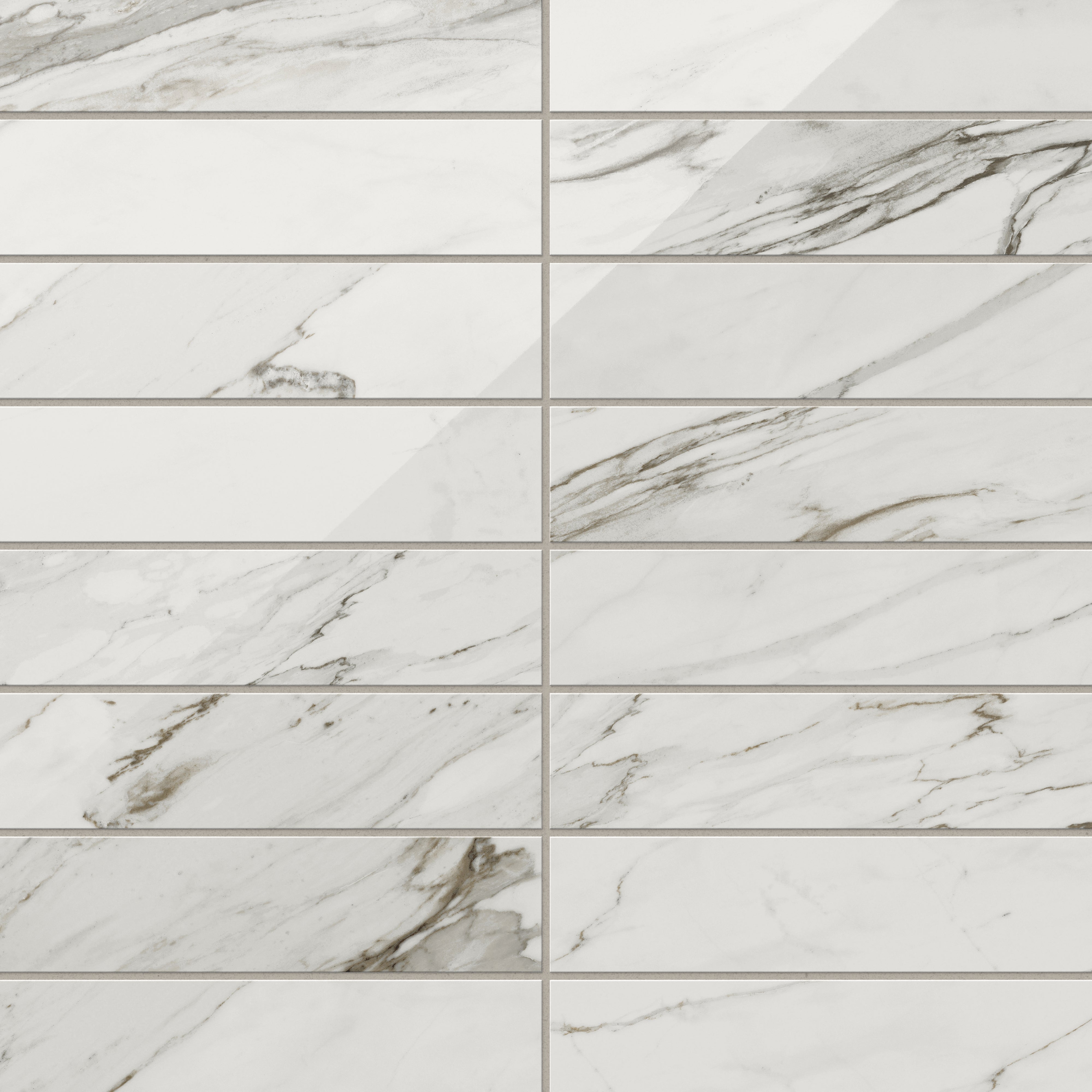 Chantel 3x12 Polished Porcelain Tile in Apuano
