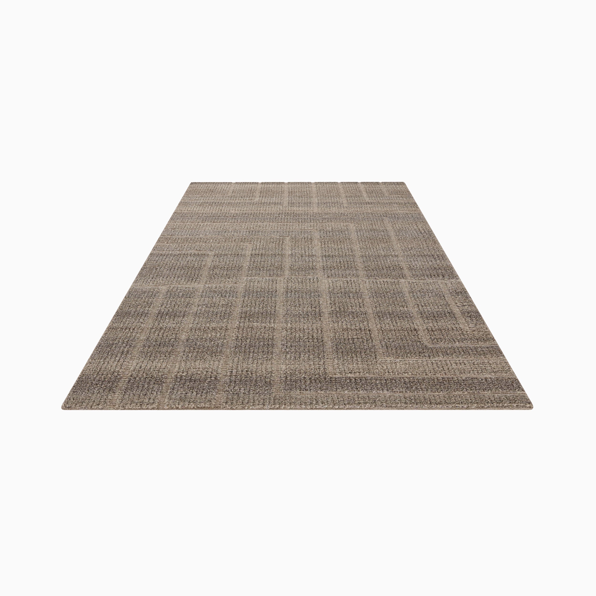 Linton Wool Blend Hand Loomed Rug in Bark, 2'0" x 3'0"