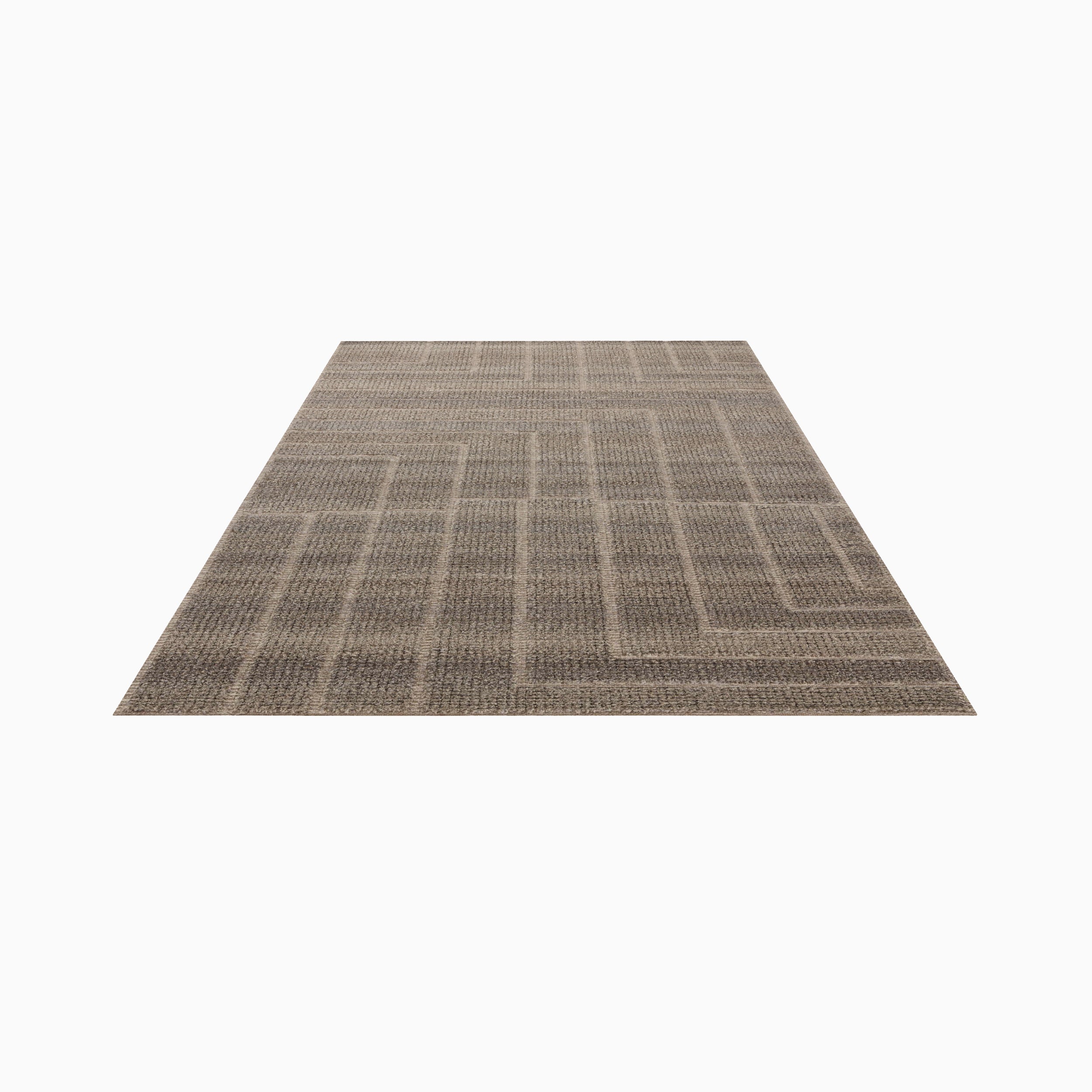 Linton Wool Blend Hand Loomed Rug in Bark, 8'6" x 11'6"