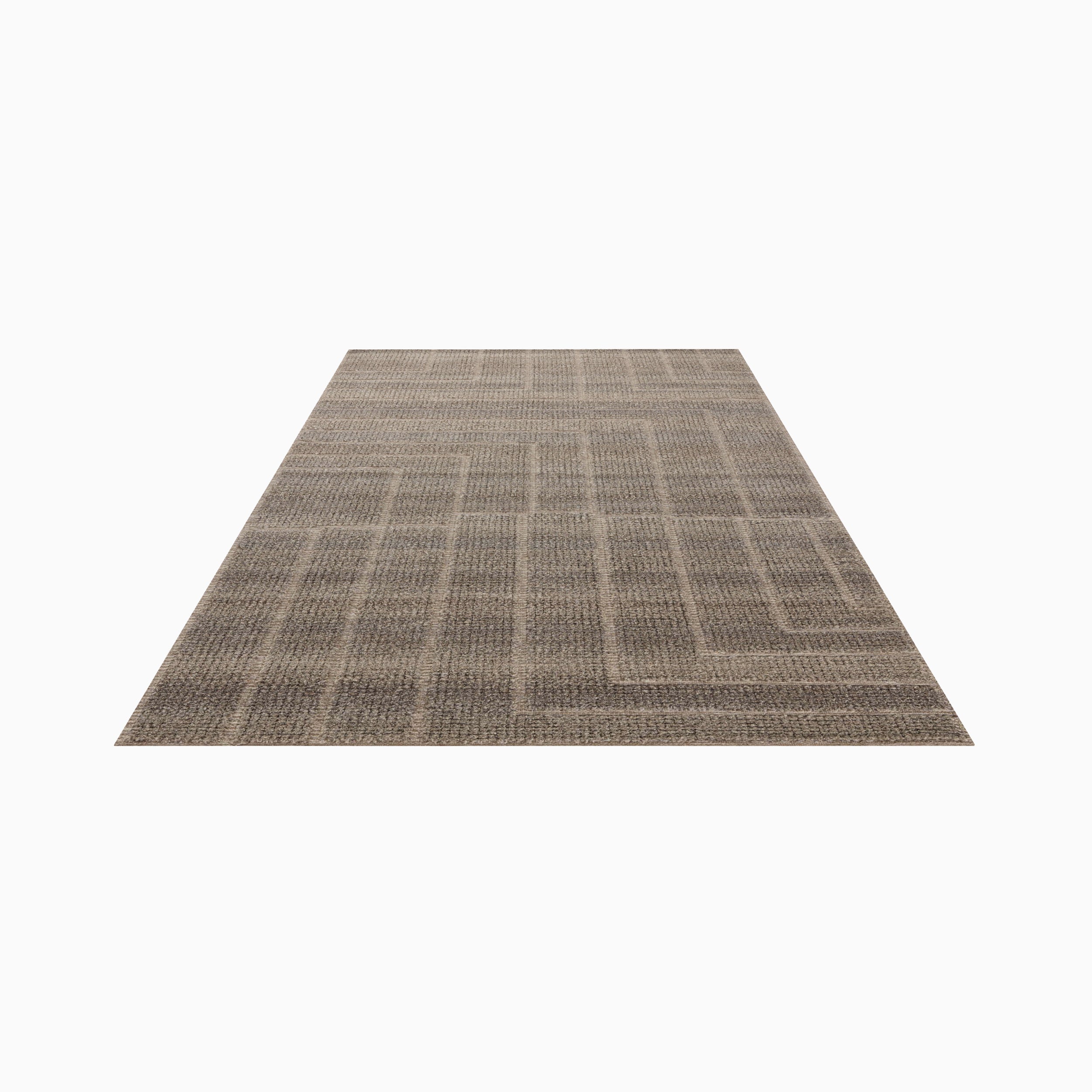 Linton Wool Blend Hand Loomed Rug in Bark, 9'6" x 13'6"