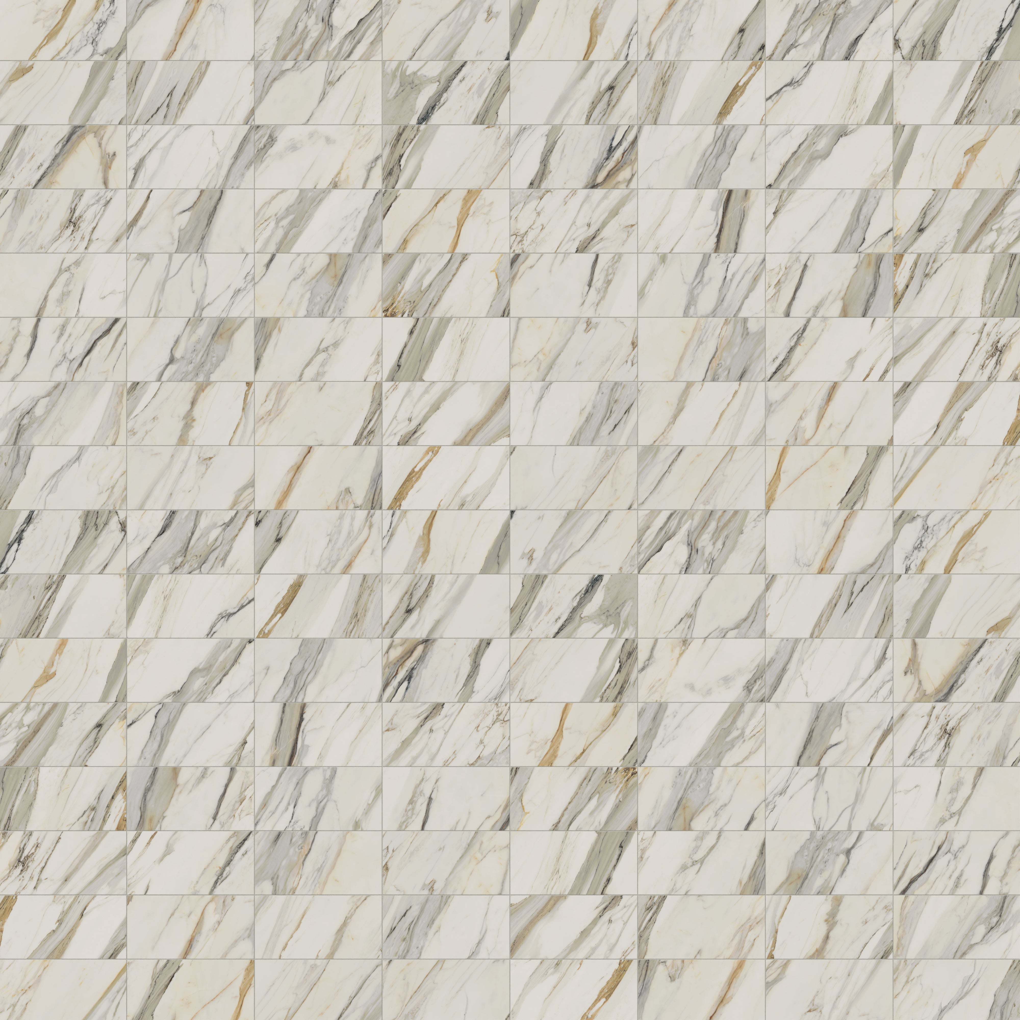 Aniston 12x24 Polished Porcelain Tile in Calacatta Cremo