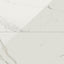 Calacatta Top marble look tiles with light grey veining and white base, polished for a sophisticated finish.