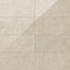 Leona 12x24 polished porcelain tile in Marfil, showcasing soft beige tones with natural stone-inspired texture.
