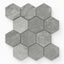 Blair 3x3 Matte Porcelain Hexagon Mosaic Tile in Oniciata Grey