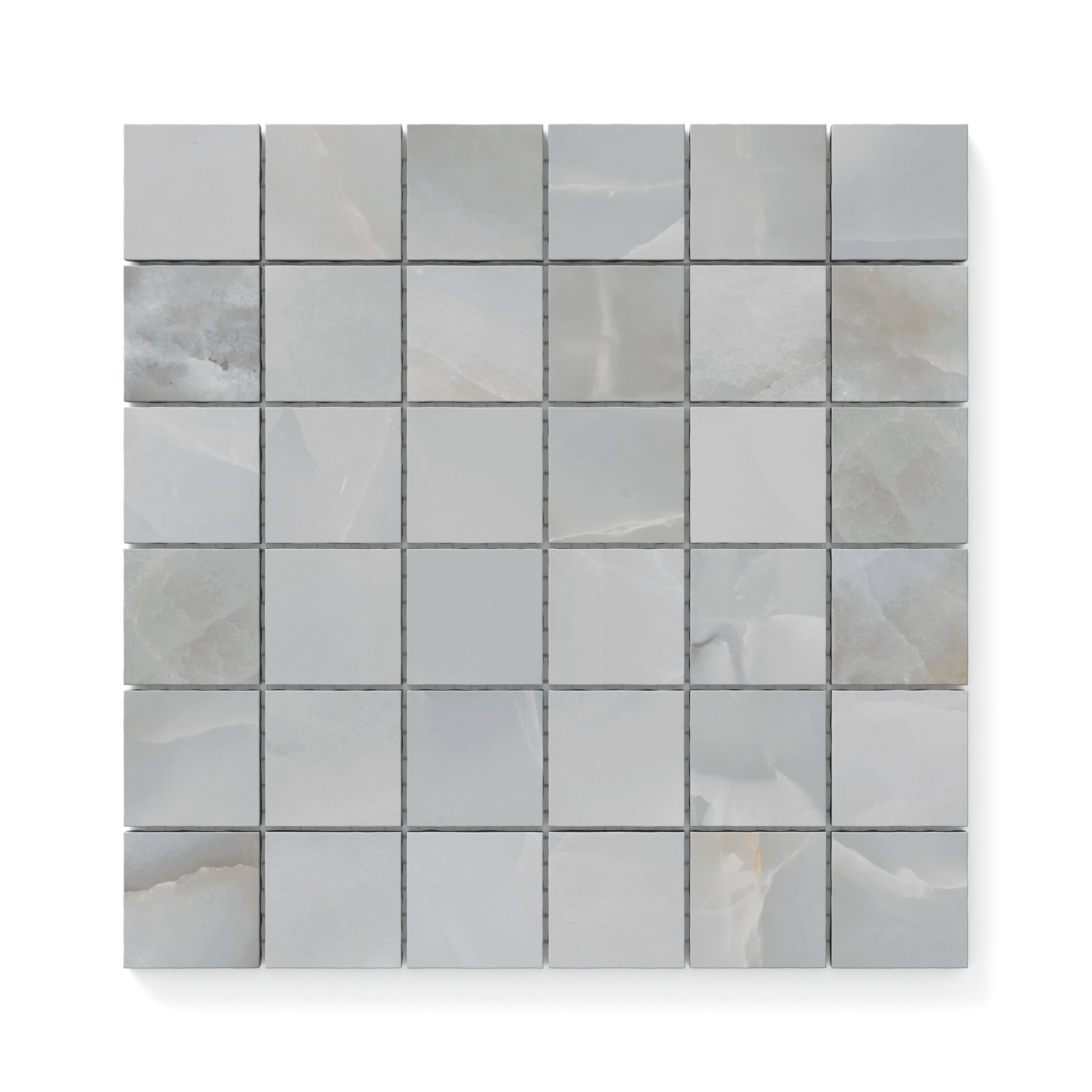 Astrid 2x2 Matte Porcelain Mosaic Tile in Slate
