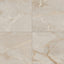 Astrid 24x24 matte porcelain tile in Sand, highlighting soft beige hues and intricate veining for a natural aesthetic.