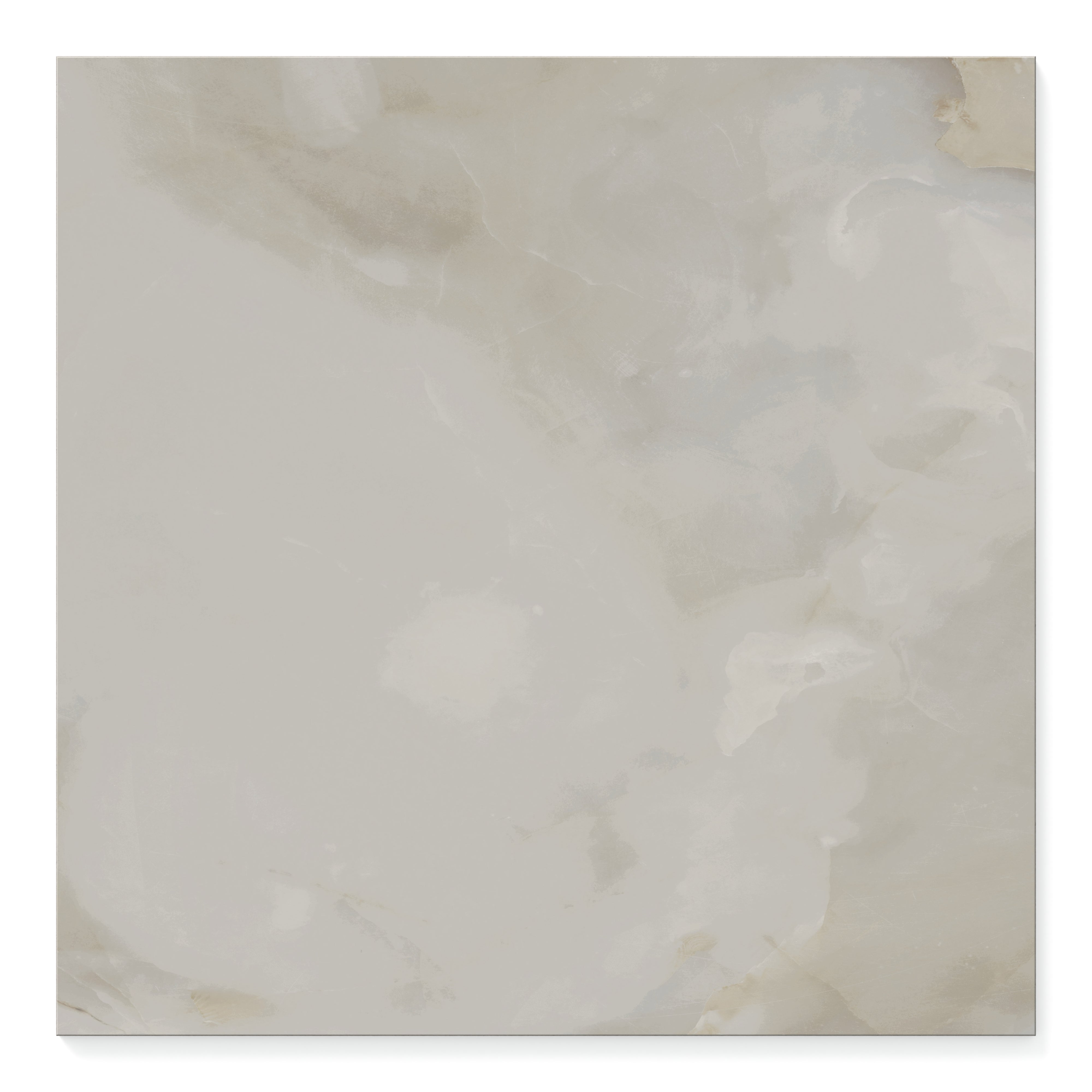 Astrid Oyster porcelain tile showcasing the subtle, natural beauty of onyx.