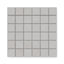Subtle fog-toned 2x2 mosaic tiles in a matte finish, offering a refined blend of soft grays perfect for modern and minimalist spaces.