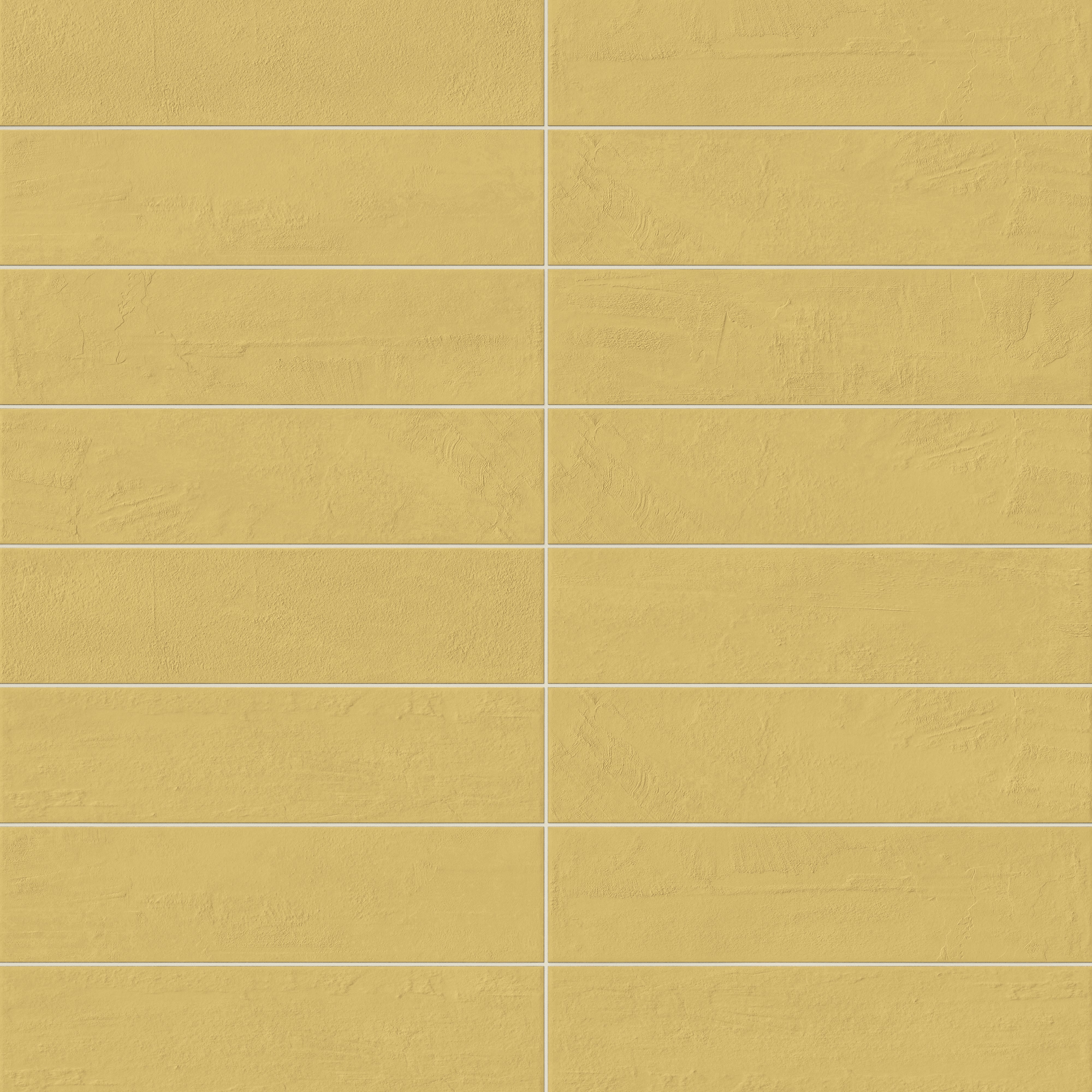 Dax 6x24 Matte Porcelain Tile in Mustard