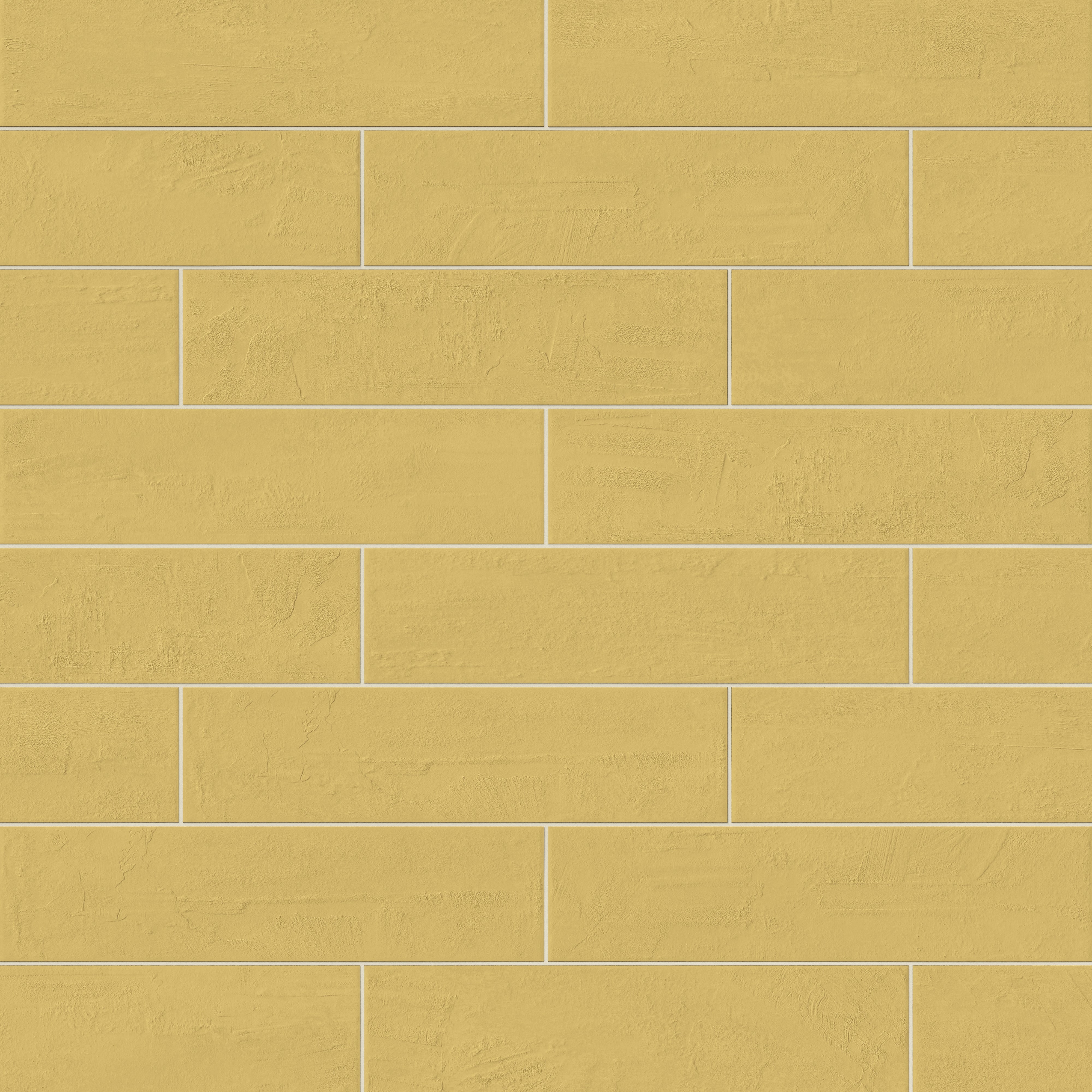 Dax 6x24 Matte Porcelain Tile in Mustard