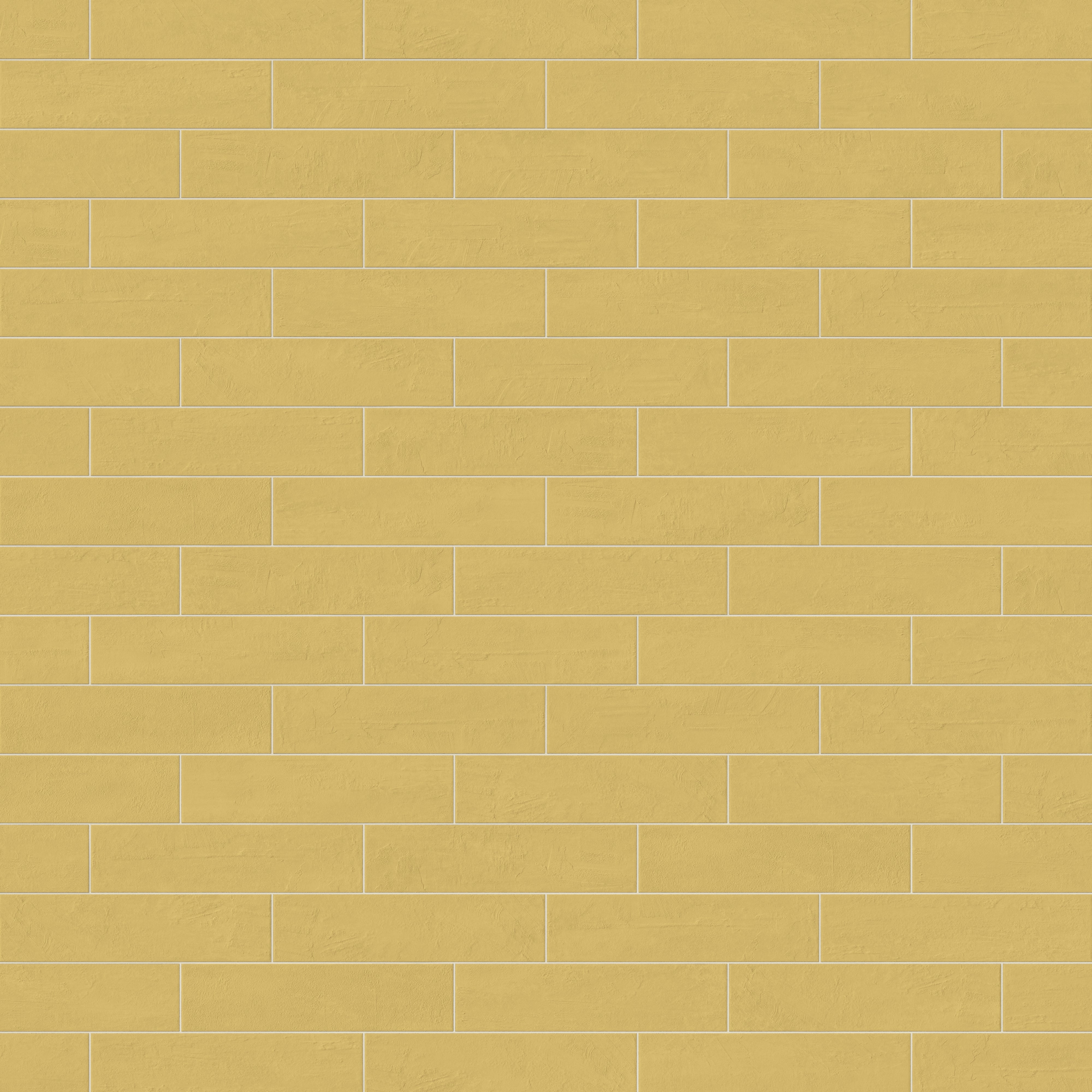 Dax 6x24 Matte Porcelain Tile in Mustard