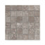 Chic 2x2 mosaic tiles in ash taupe tones with a matte finish, blending natural texture and veining for a stylish and versatile design.