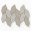 Shea 12.5x15 Matte Porcelain Leaf Mosaic Tile in Warm Blend