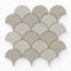 Shea 13.7x14.5 Matte Porcelain Wave Mosaic Tile in Warm Blend