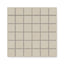 Palmer 2x2 matte porcelain mosaic tile in natural beige, showcasing a warm tone and grid-like pattern ideal for versatile designs.