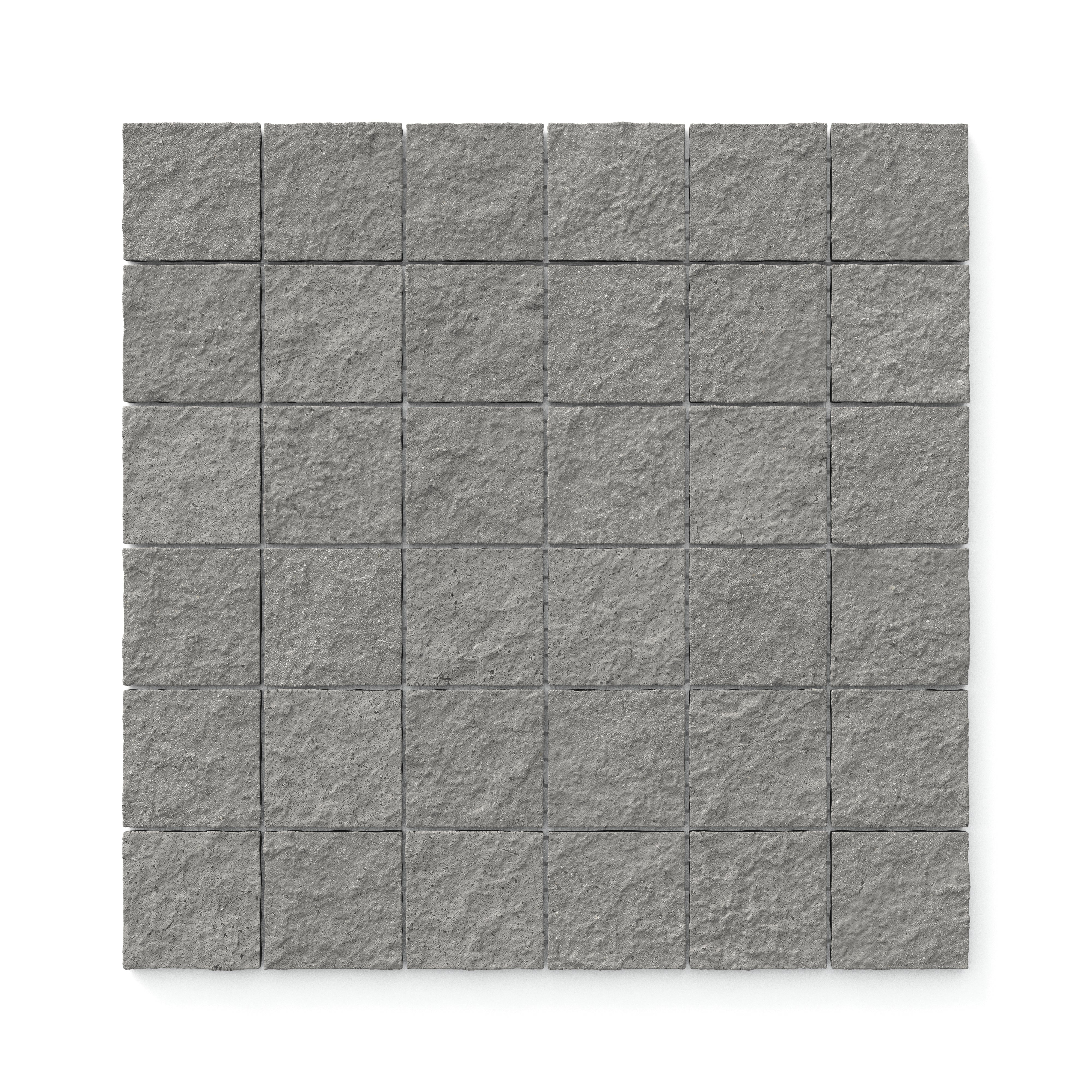 Palmer 2x2 Raw Porcelain Mosaic Tile in Charcoal