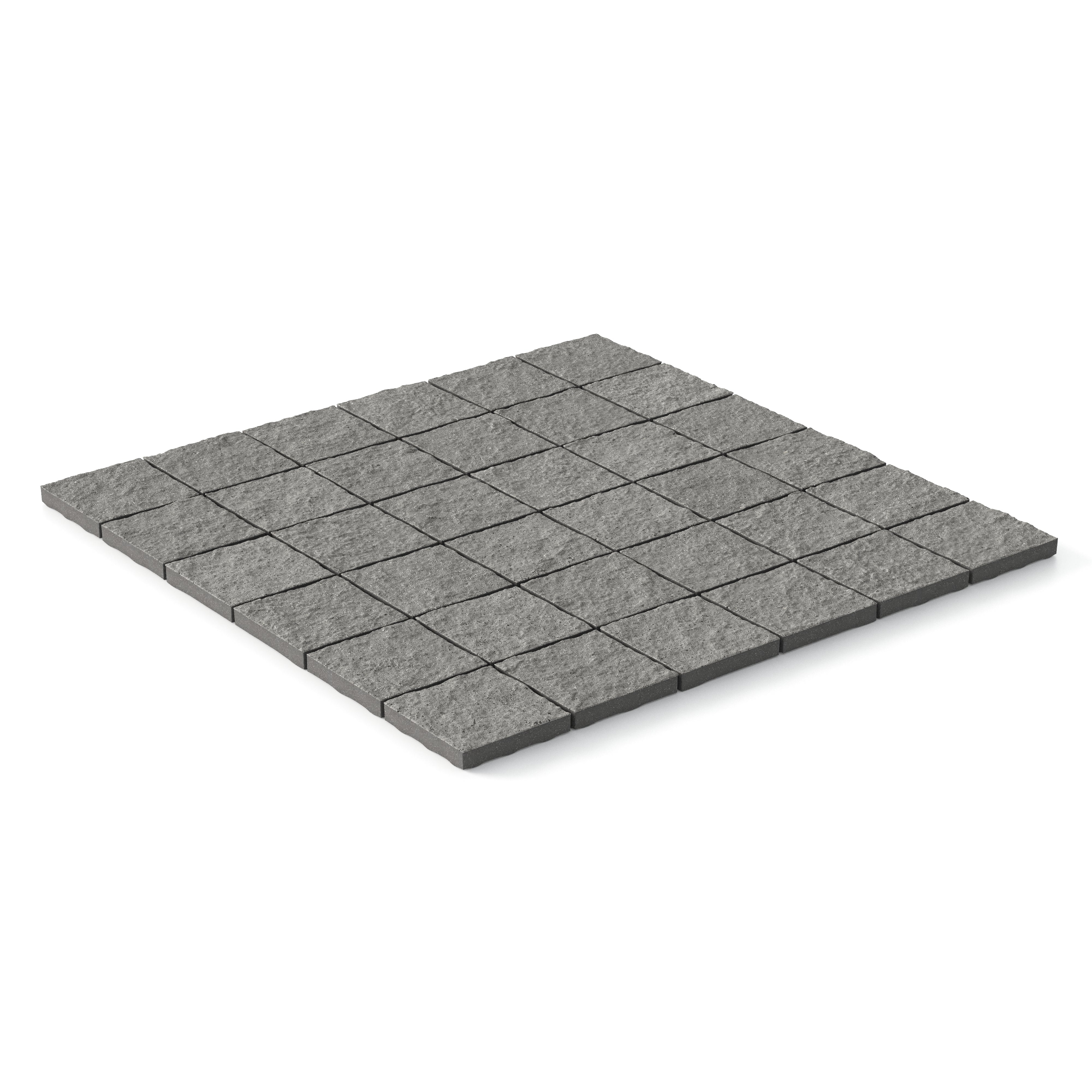 Palmer 2x2 Raw Porcelain Mosaic Tile in Charcoal